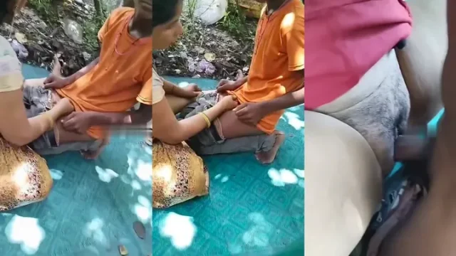 Tamil Randi First Time Fucking with Virgin Teen Boy in Jungle