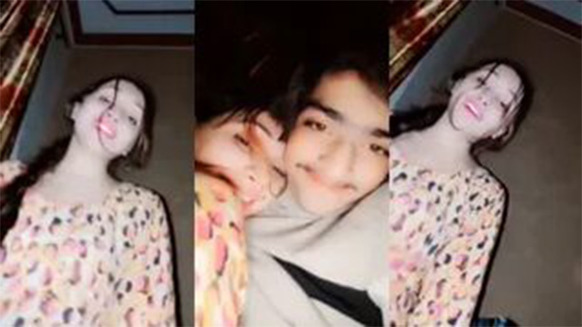 Cute Girl Riding on Cousin Brother Dick in Midnight MMS