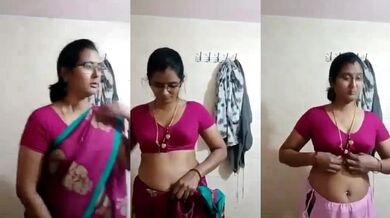 Hot Telugu Village Aunty Boobs Show After Saree